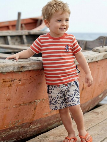 SIGIKID Shirt 'T-Shirt Ahoi Little Pirate' in Red