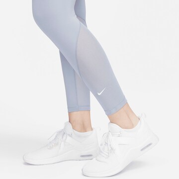 NIKE Skinny Workout Pants 'One' in Blue