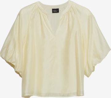s.Oliver BLACK LABEL - Blusa en amarillo: frente