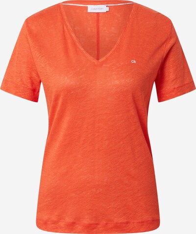 Calvin Klein T-Shirt in orangemeliert, Produktansicht