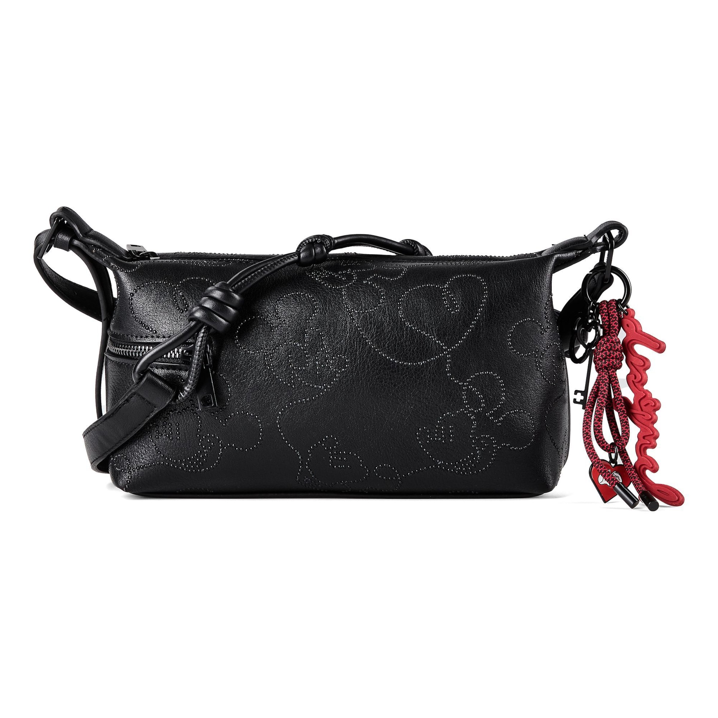Desigual Skuldertaske 'Mickey Lines Huntingt' i sort: forside