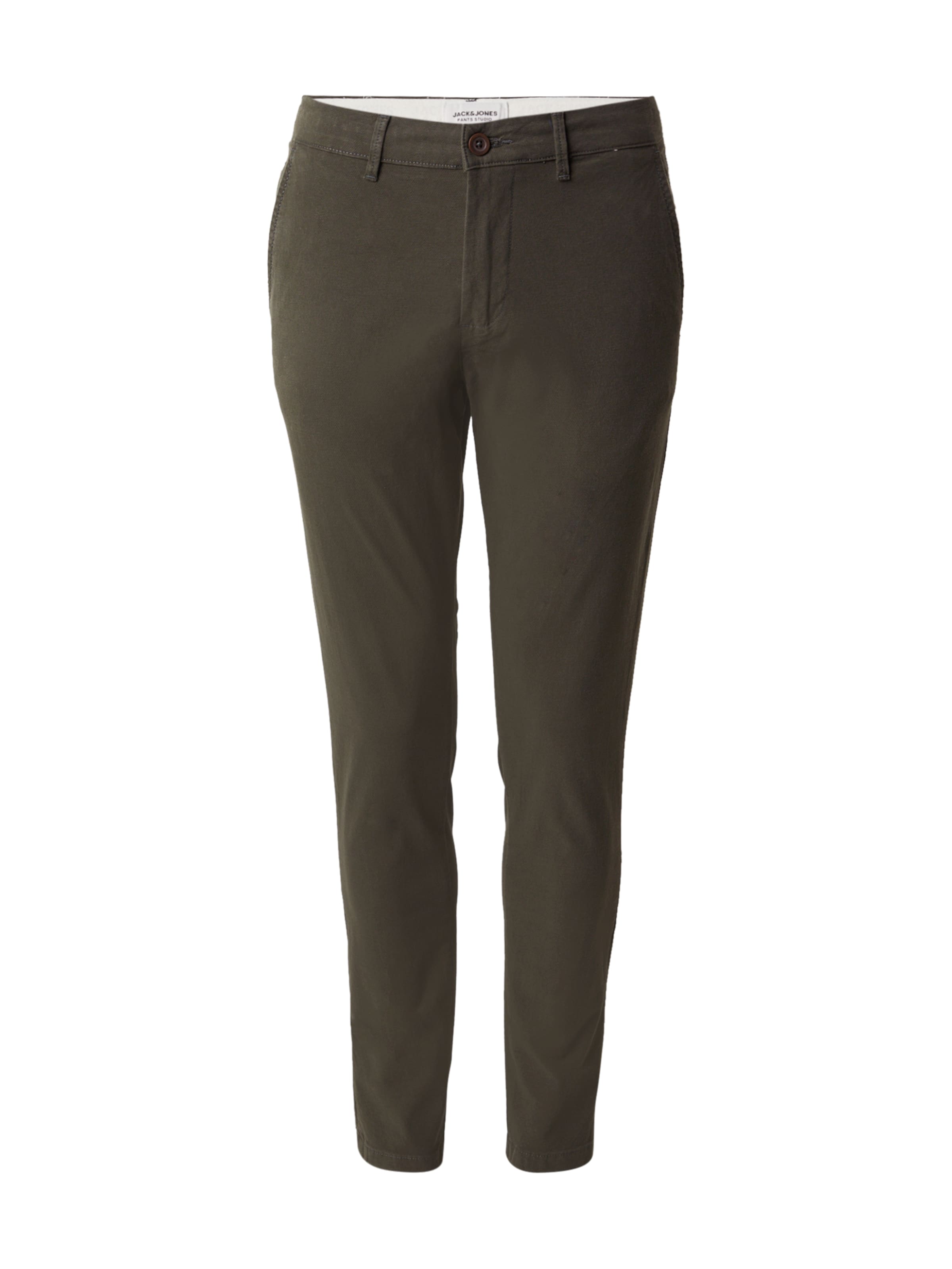 JACK & JONES - Calças chino 'JPSTMARCO JJERIK' em verde: frente