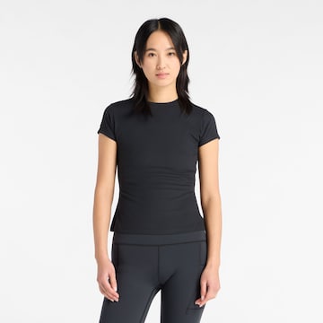 new balance Functioneel shirt in Zwart: voorkant