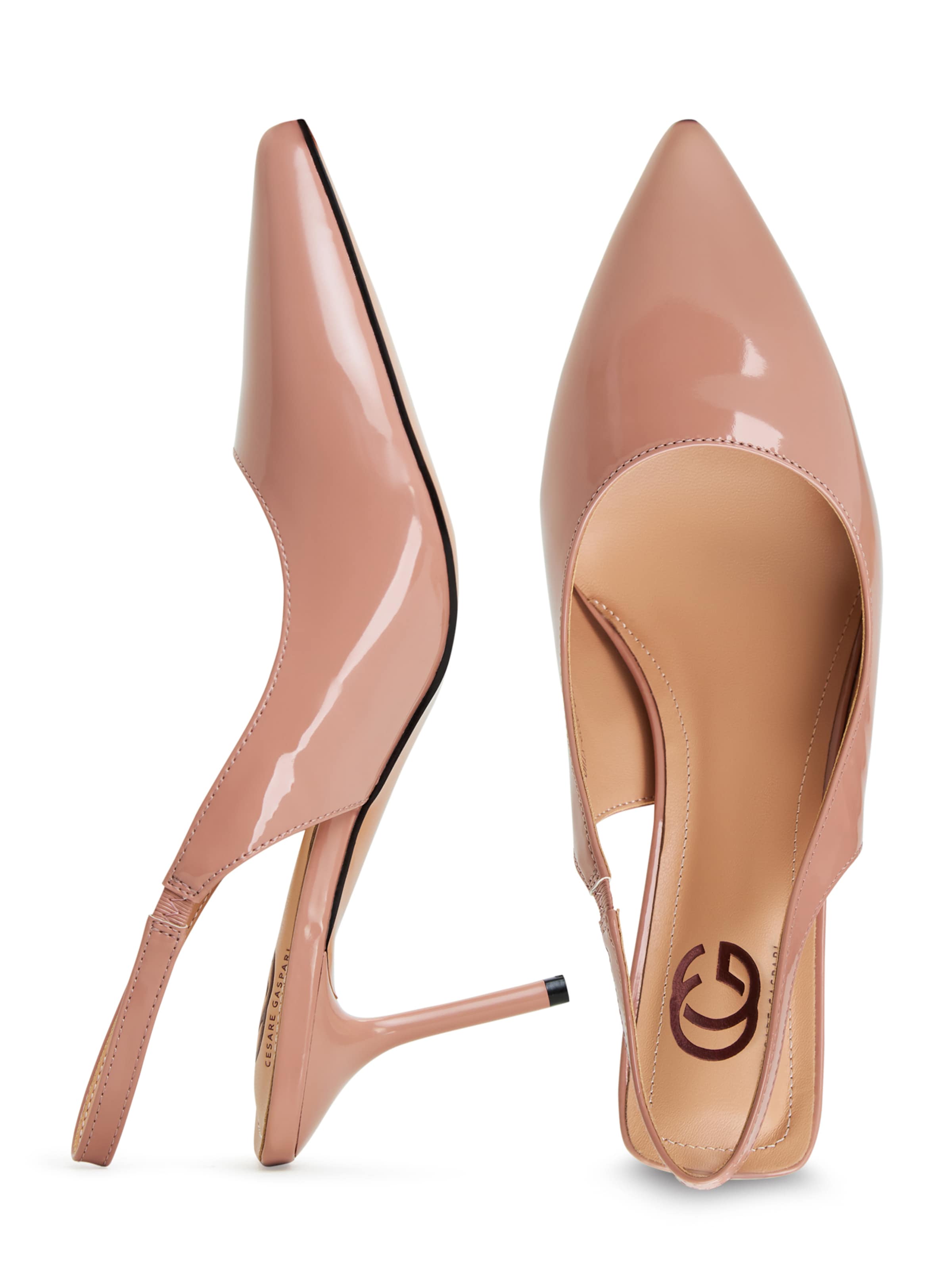 CESARE GASPARI Slingpumps in Beige
