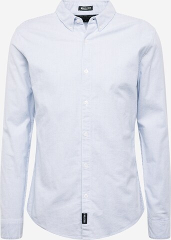 HOLLISTER Slim Fit Skjorte i blå: forside