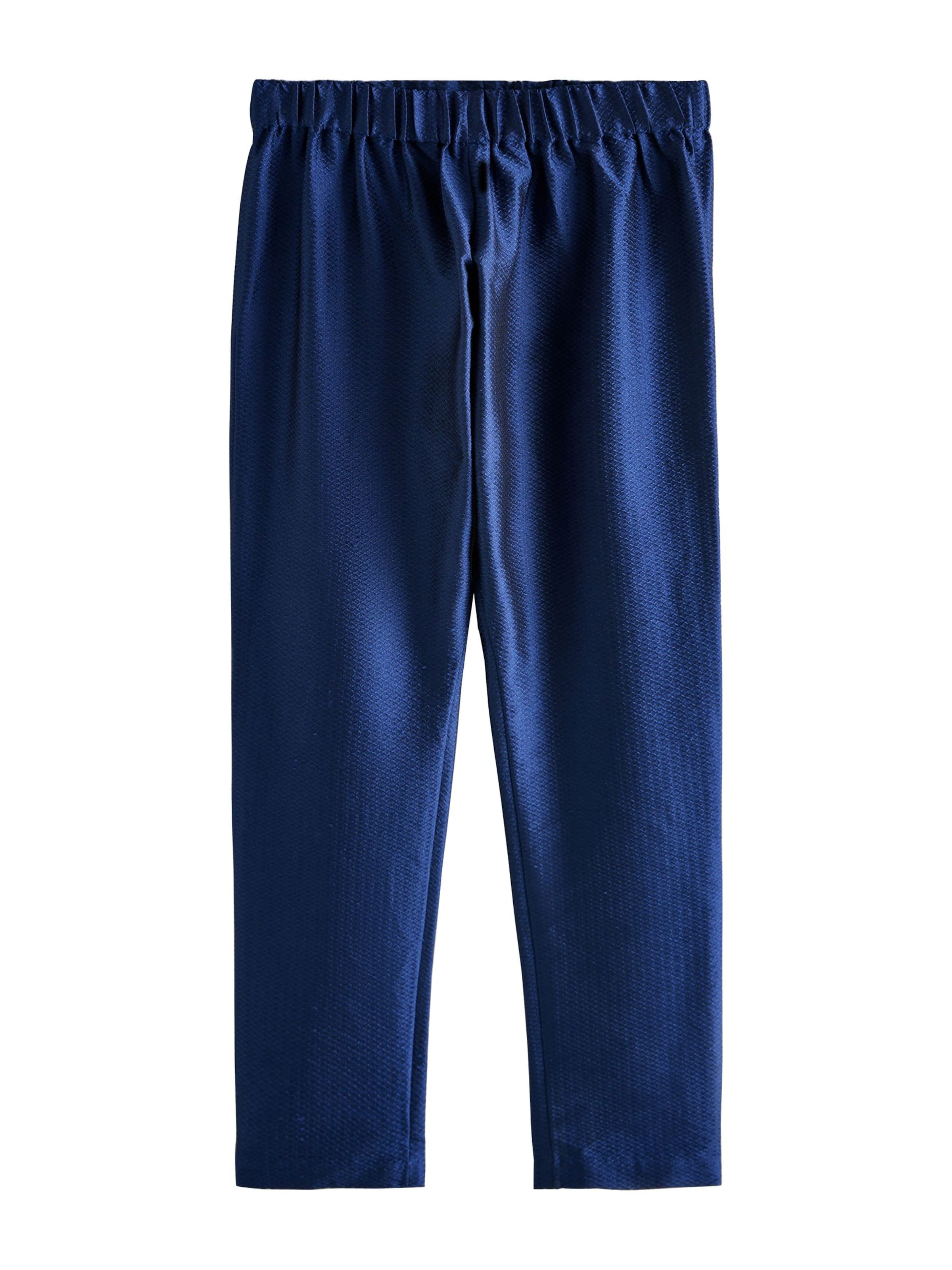 Next Tapered Broek in Blauw: voorkant