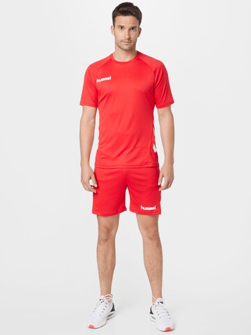 Hummel Trainingspak in Rood: voorkant