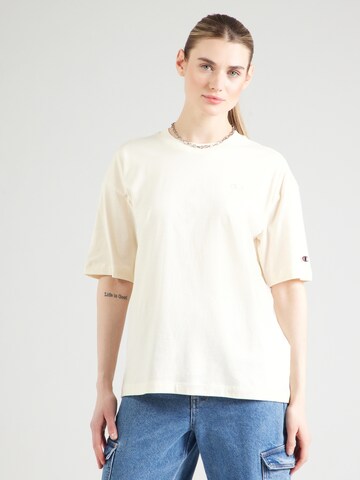 Maglietta di Champion Authentic Athletic Apparel in beige: frontale