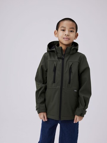NAME IT - Chaqueta funcional 'NKNAlfa08' en verde: frente