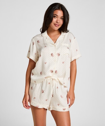 Shorty Hunkemöller en blanc : devant