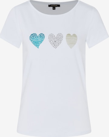 T-shirt MORE & MORE en blanc : devant