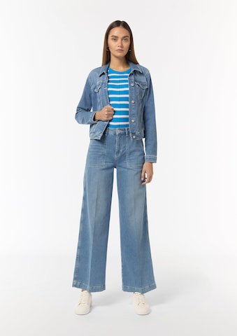 comma casual identity Top in Blau