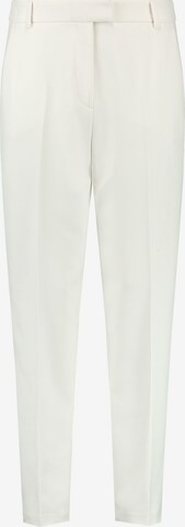 TAIFUN Slim fit Pleated Pants in White: front