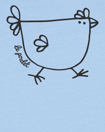 T-Shirt 'Le Poulet - Das Huhn' watabout.kids en bleu