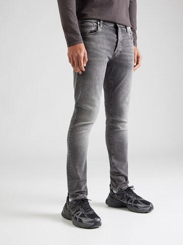 G-STAR Skinny Jeans '3301' in Zwart: voorkant