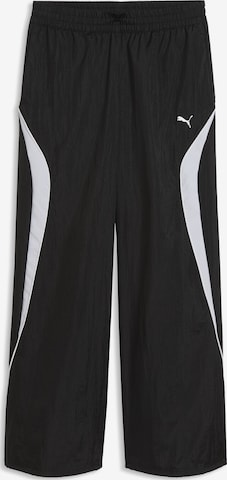 Baggy Pantalon PUMA en noir : devant