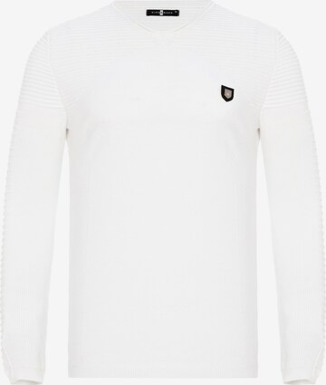 CIPO & BAXX Sweater in White: front