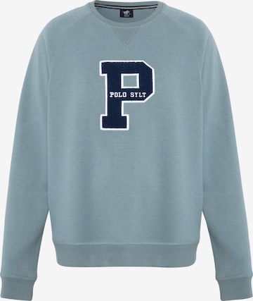 Polo Sylt Sweatshirt ' mit Logo-Applikation ' in Blau: Vorderseite