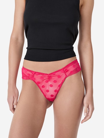 ETAM - Tanga en rosa: frente