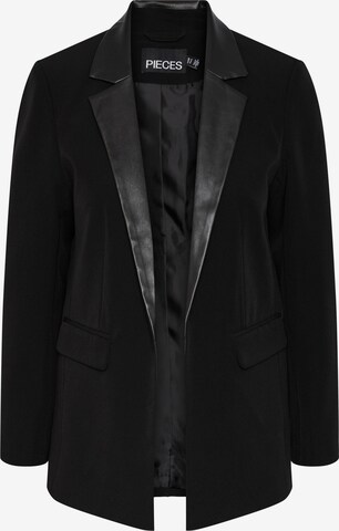 Blazer 'PCBOZZY' di PIECES in nero: frontale