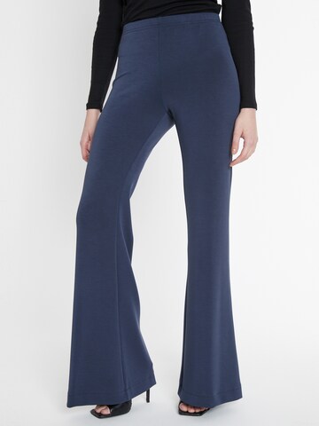 Ana Alcazar Wide leg Pants ' Segusa ' in Blue: front