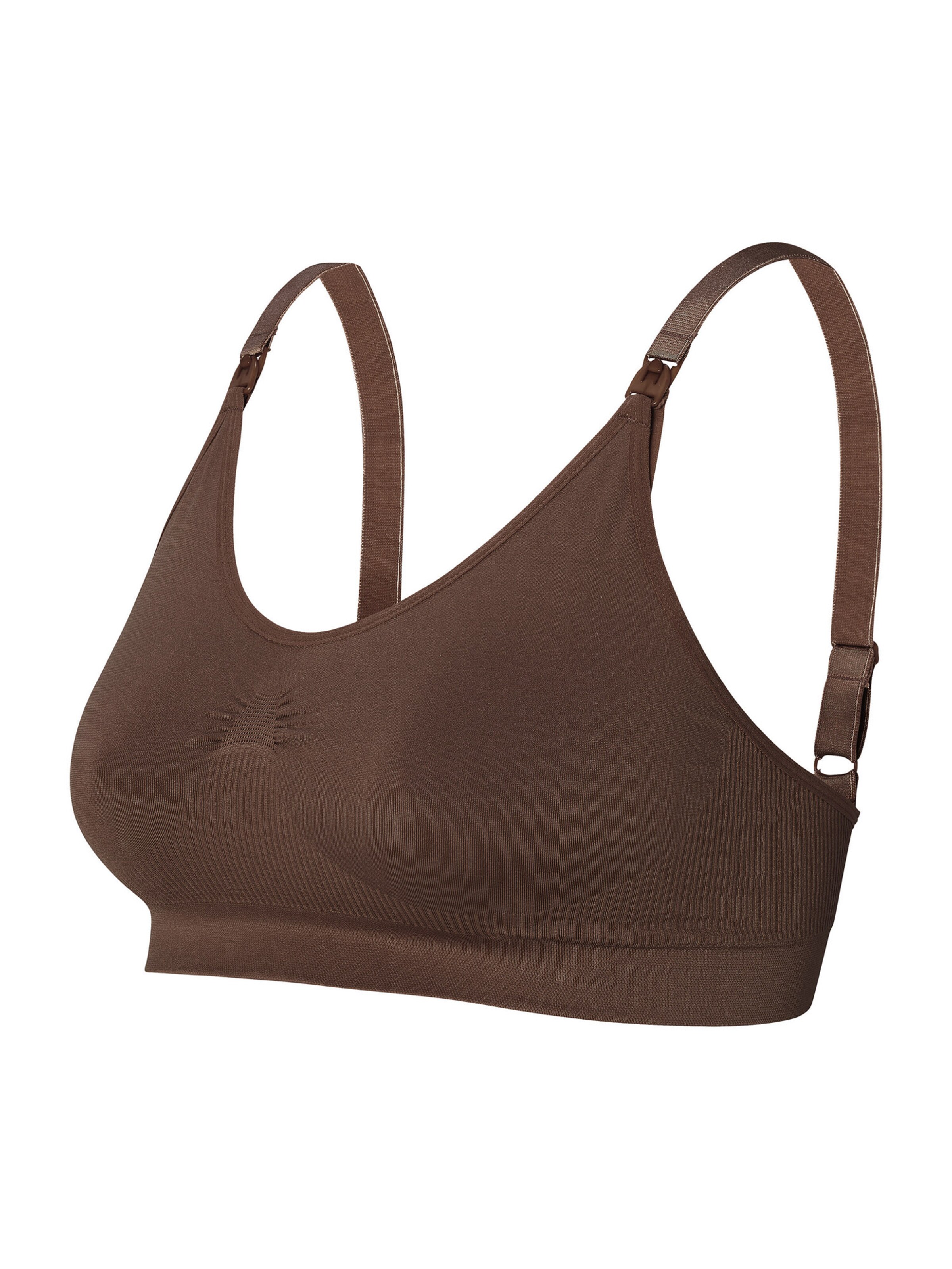 Noppies Bustier Voedingsbh 'Hura' in Bruin: voorkant