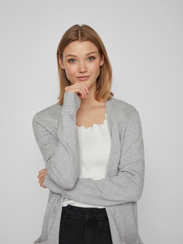 Vila Tall Knit Cardigan 'Ril' in Grey