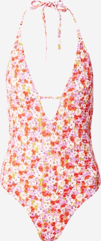 ETAM T-shirt Swimsuit 'PEONNY' in Pink: front