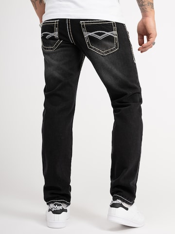 Rock Creek Loosefit Jeans in Grau