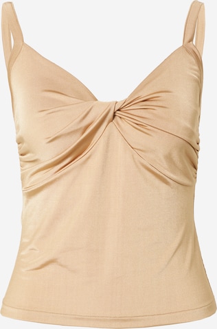 Guido Maria Kretschmer Women Top 'Rosie' in Beige: voorkant