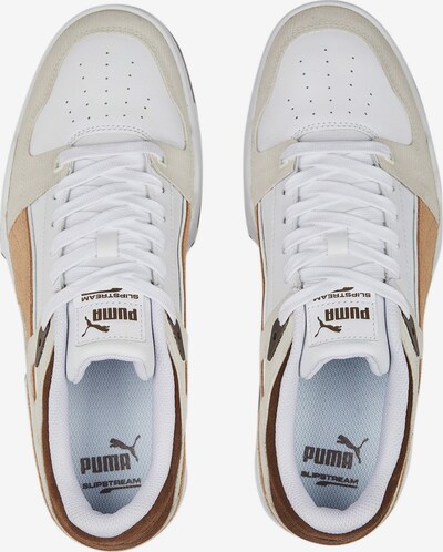PUMA Baskets basses 'Slipstream Cord' en marron / gris clair / blanc, Vue avec produit