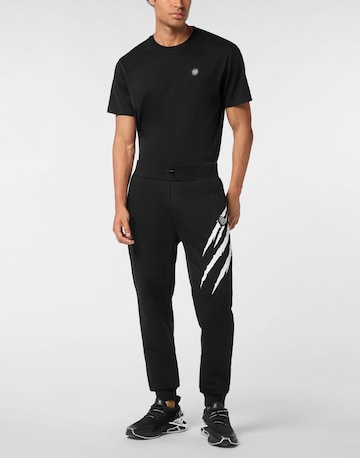 Tapered Pantaloni 'Scratch' di Plein Sport in nero