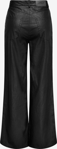 ONLY Wide leg Broek in Zwart