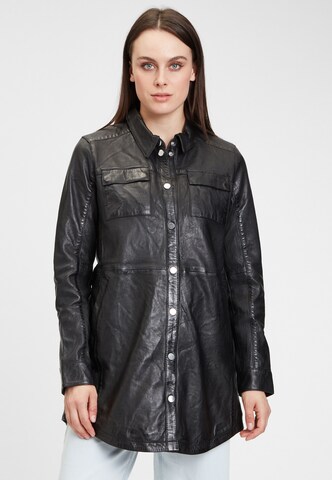 Gipsy Between-Season Jacket 'Miha' in Black: front