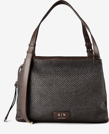 ARMANI EXCHANGE Schultertasche 'Alice' in Braun: Vorderseite