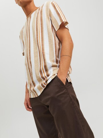 T-Shirt JACK & JONES en marron