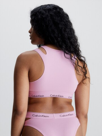 Bustier Soutien-gorge Calvin Klein Underwear en violet