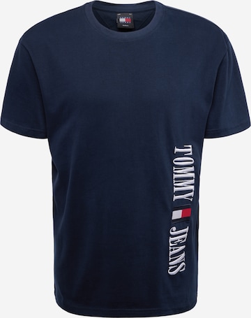 Tommy Jeans - Camiseta en azul: frente