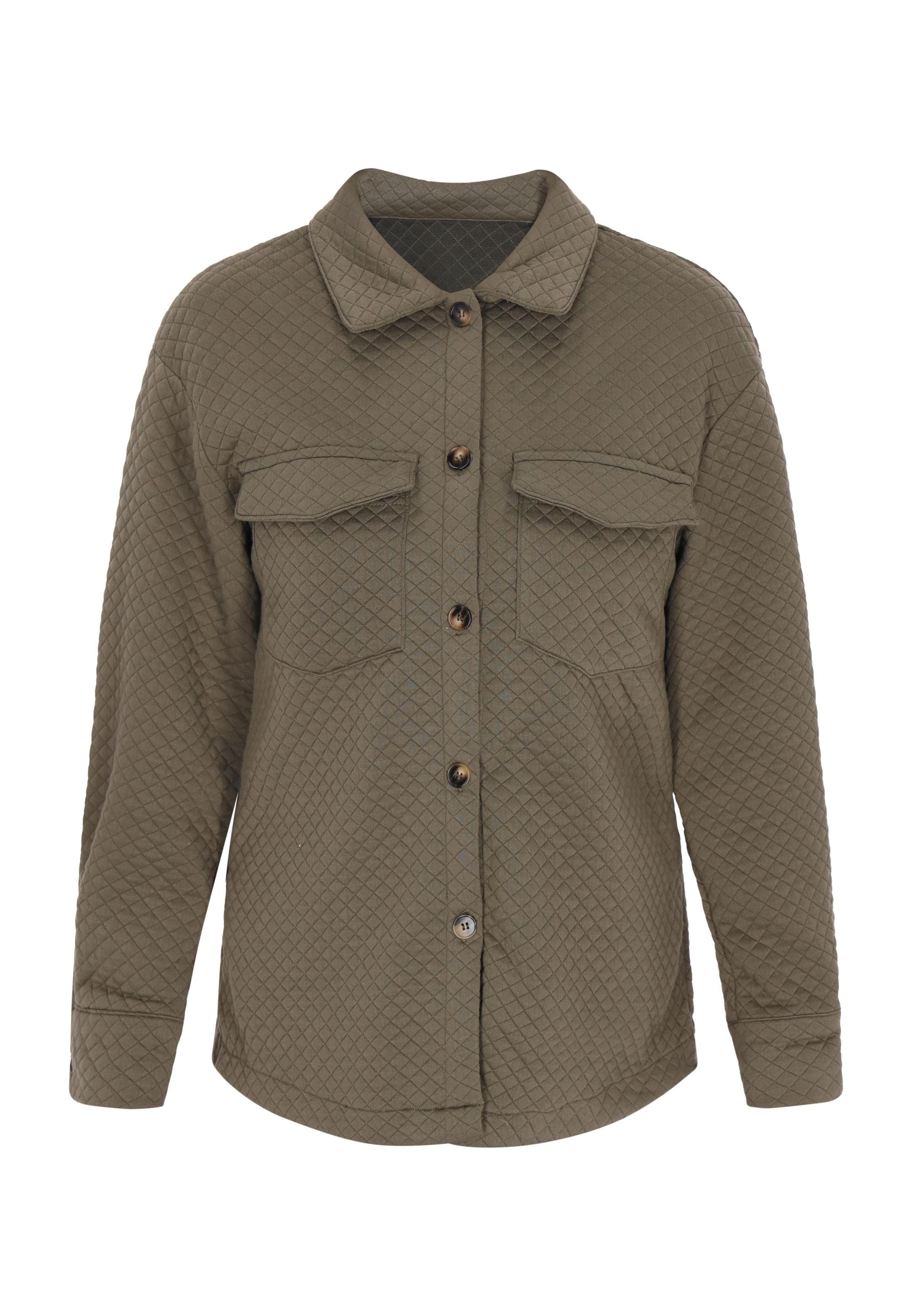 MIMO Tussenjas 'Autumn Outfits' in Groen: voorkant