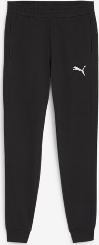 Tapered Pantaloni sportivi 'Goal' di PUMA in nero: frontale