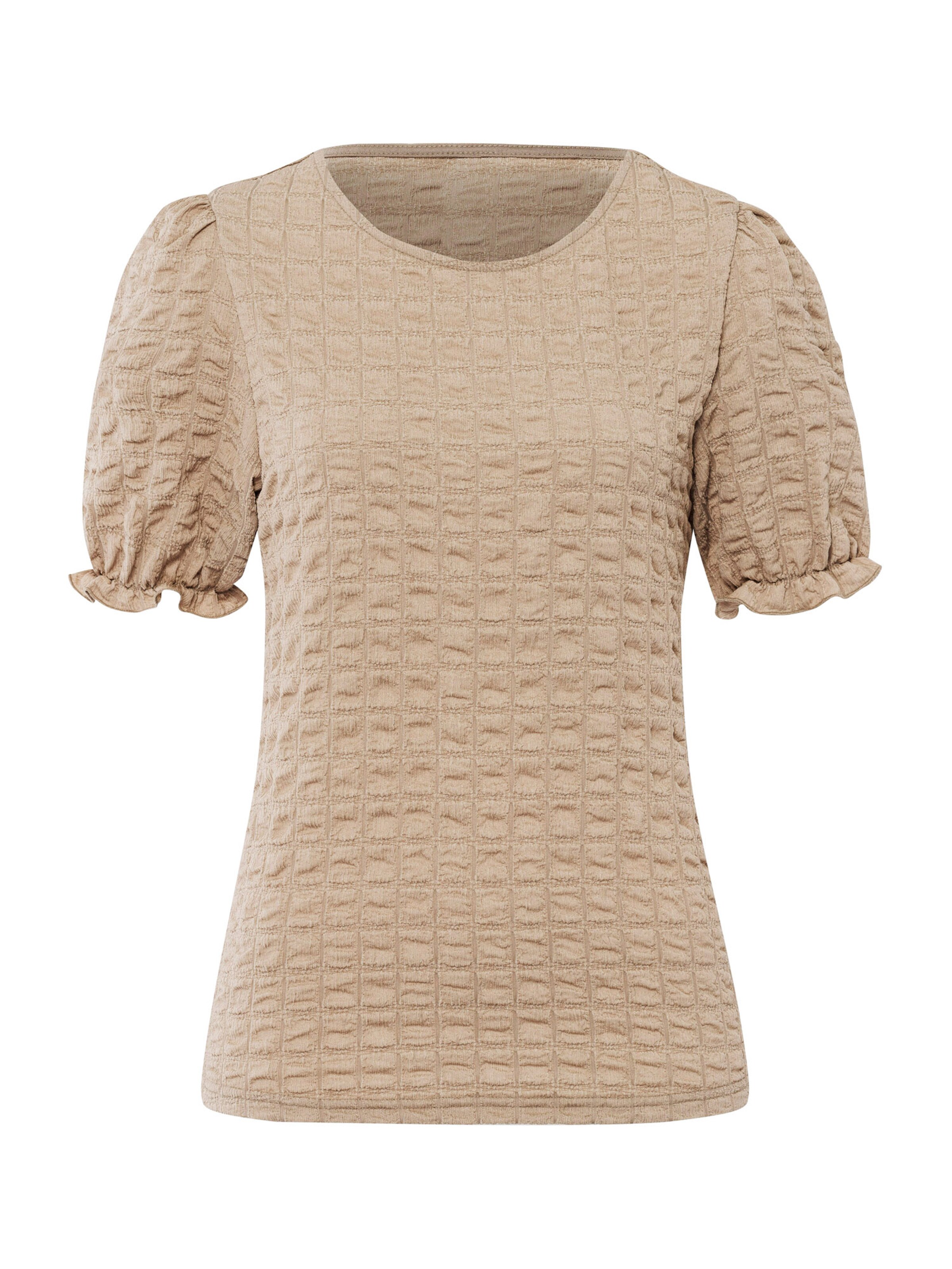 Tricou de la heine pe bej: față