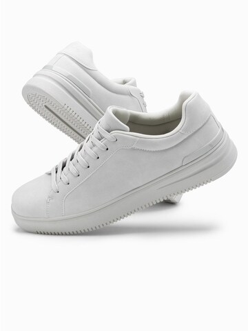 Ombre Platform trainers in White