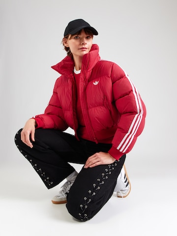 ADIDAS ORIGINALSZimska jakna 'ADICOLOR' - crvena boja