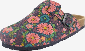 SUPERSOFT by Indigo Clogs 'Classic' in Mixed colors: front