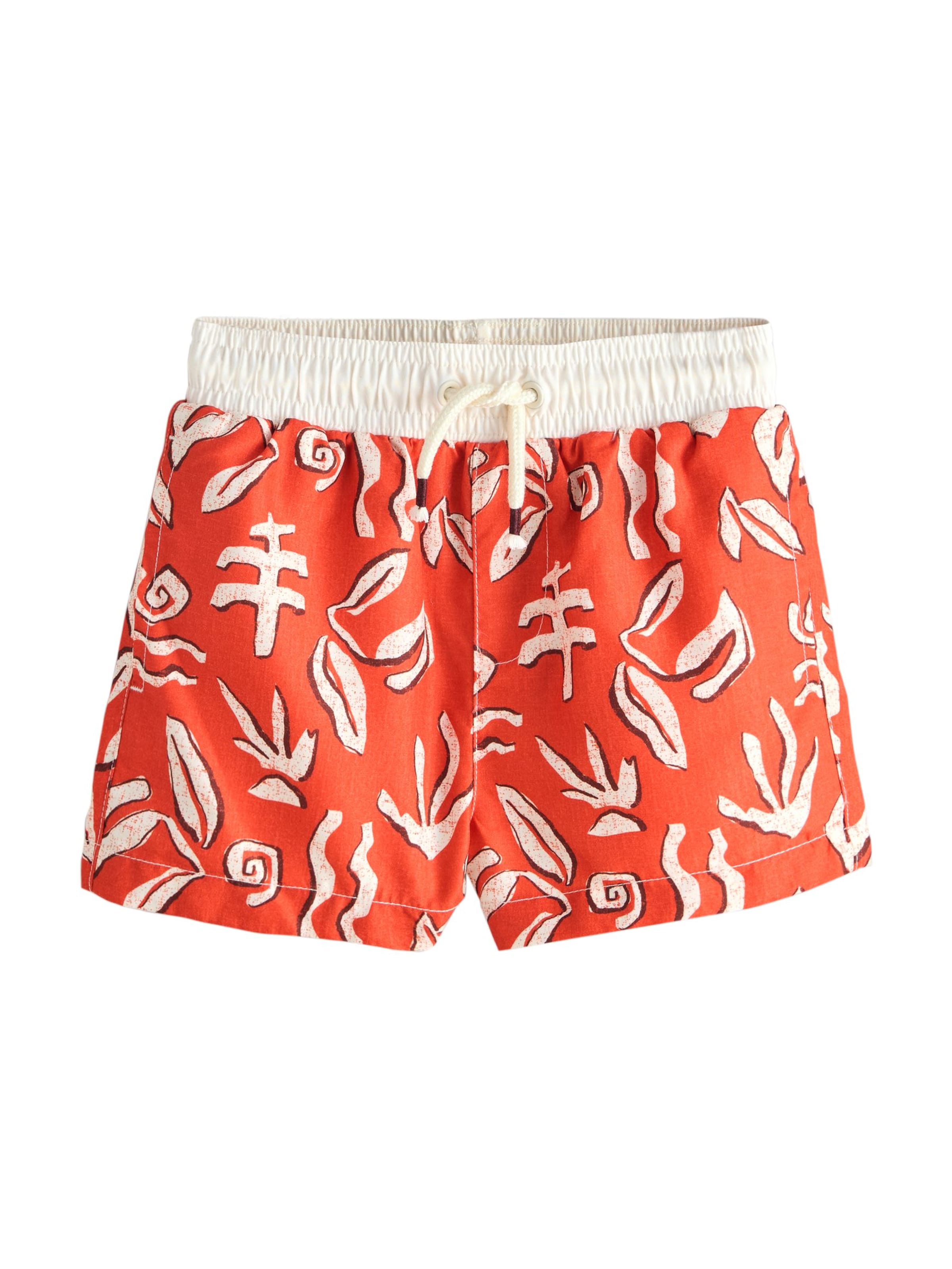 Next Шорти за плуване в червено: отпред