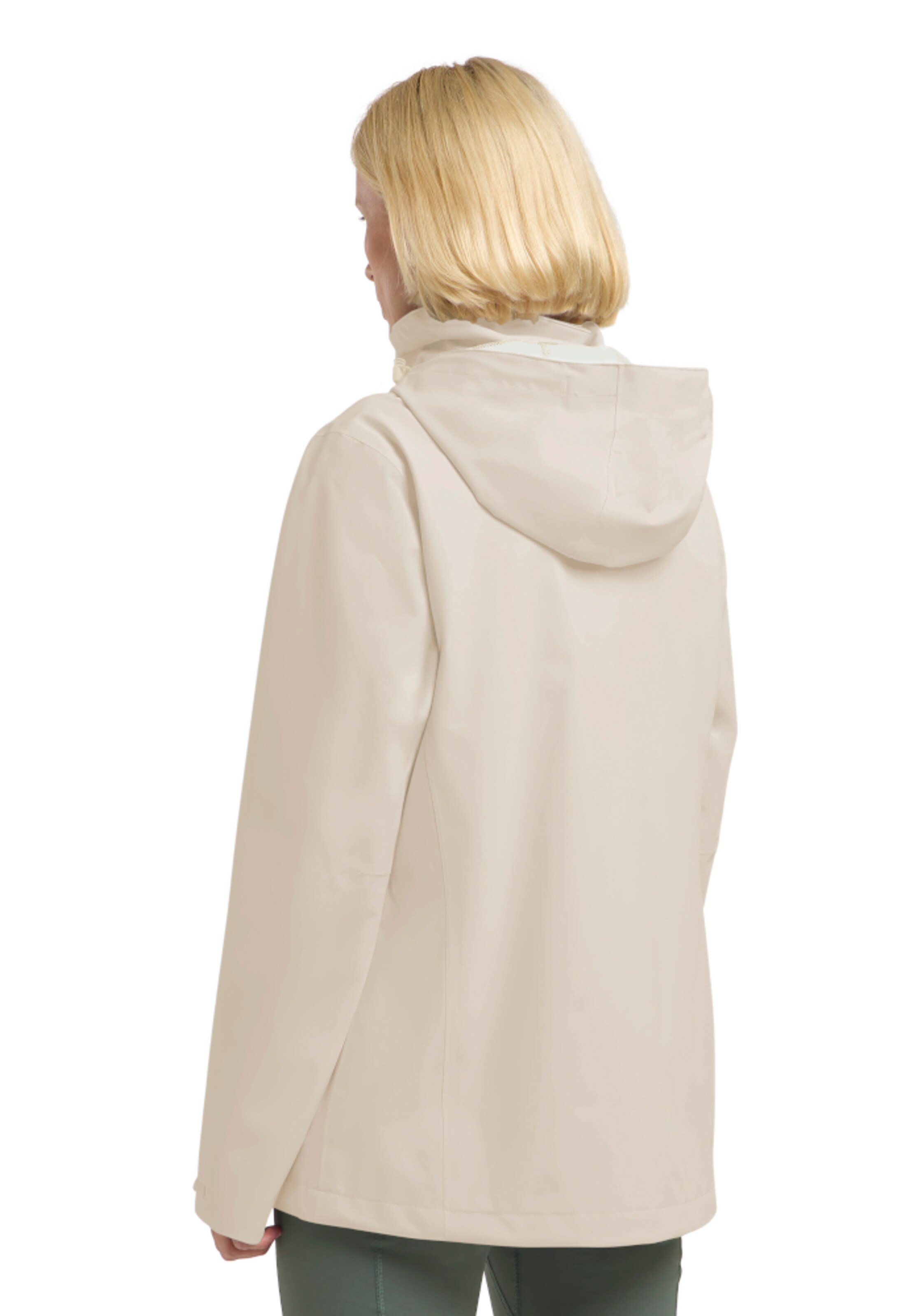 JACK WOLFSKIN Outdoor jacket 'Trailtime' in Beige