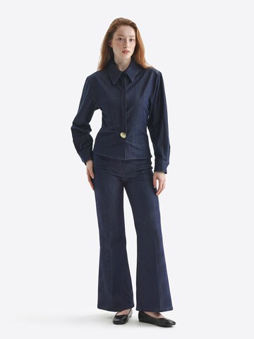 TorWeit Flared Pants in Blue