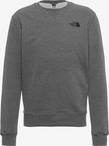 THE NORTH FACE - Sweatshirt 'Simple Dome' em cinzento: frente