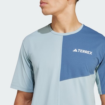 ADIDAS TERREX Performance Shirt 'Multi' in Blue
