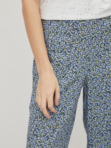 VILA Wide leg Broek 'VIPaya' in Blauw